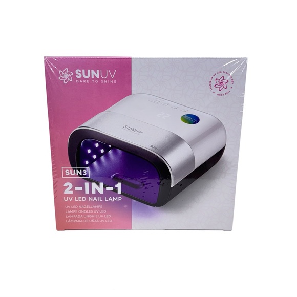 SUNUV SUN3 2-In-1 UV LED Nail Lamp New Nwt Nib Sealed - Picture 1 of 9